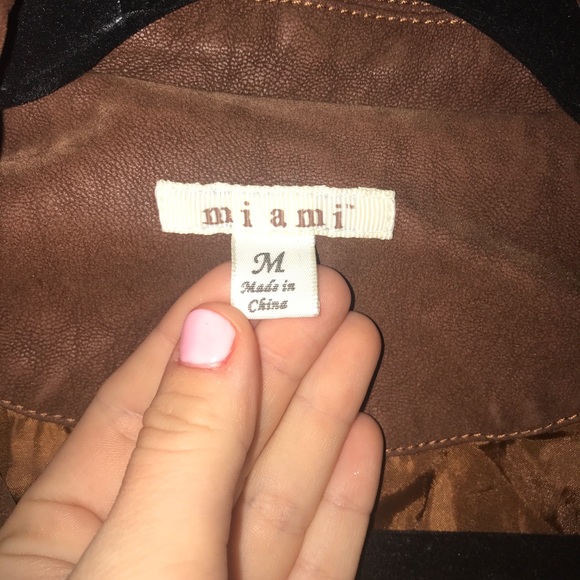 Brown Leather Jacket - Picture 4 of 4